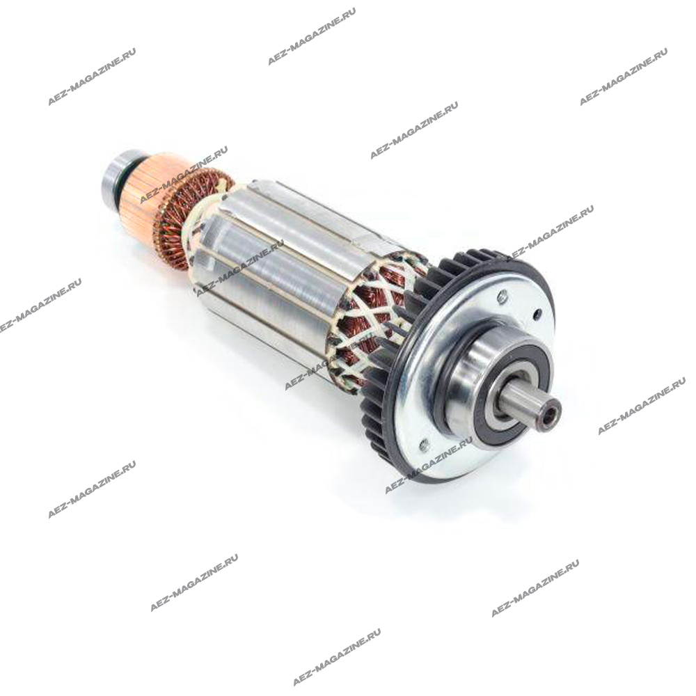 Якорь подходит для КИРОВ МШУ 2,2 kWt (подшипники, план-шайба)