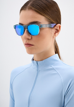 Спортивные очки HILX Unfold Shiny Crystal Green / Blue Polarized Lens