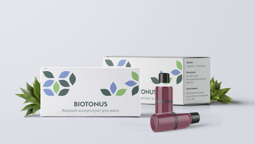 Набор Жидкий концентрат для ванн BIOTONUS Валериана 300 мл (10 флаконов по 30 мл в коробке)
