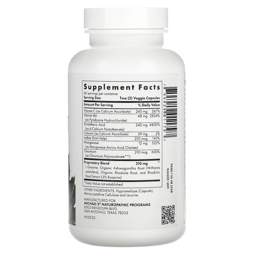 Michael's Health, Thyrodrenal`` 120 веганских капсул