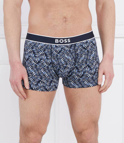 Трусики-боксеры Trunk 24 Print BOSS BLACK - темно-синий(50489443)