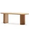 Стол Nealy с дубовым шпоном в натуральной отделке, 200 x 100 см