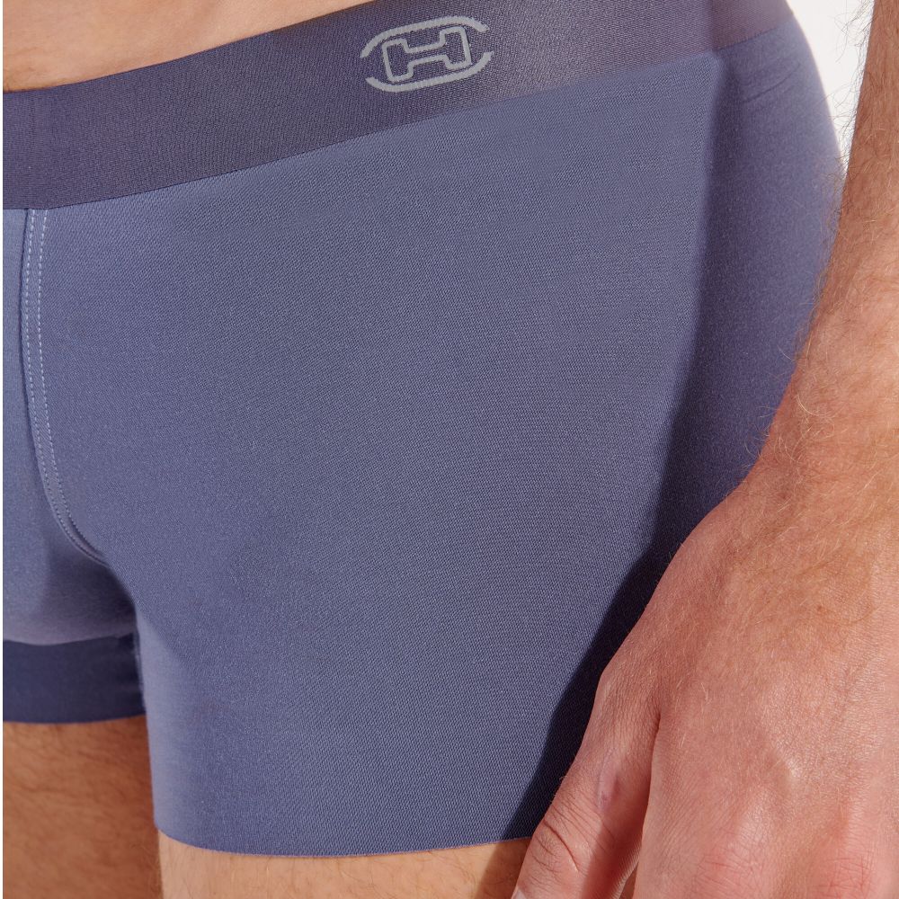 Мужские трусы боксеры серые HOM MODAL CLEAN CUT Comfort Boxer Briefs 402753_4000ZU