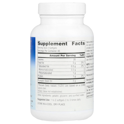 Planetary Herbals, масло семян тыквы Full Spectrum™, 1000 мг, 90 капсул