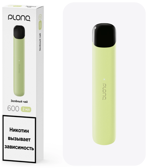 Одноразовая электронная сигарета Plonq Alpha - Зеленый Чай (600 затяжек)