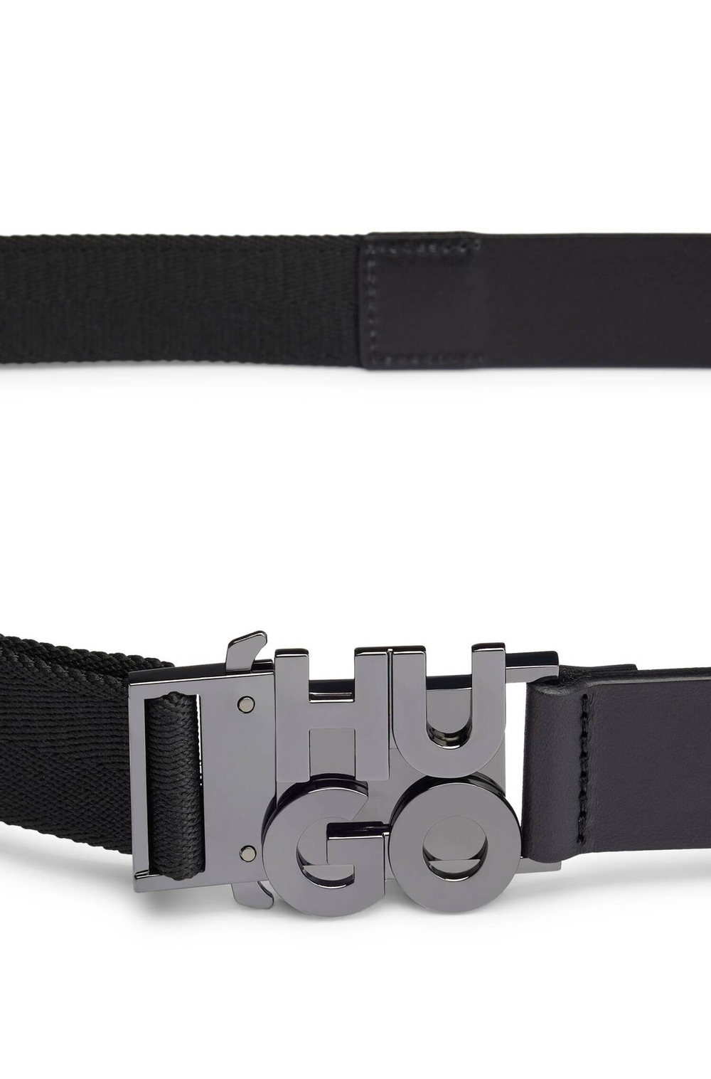 Кожаный ремень HU-GO_Os30_tap-le HUGO - черный(50504607)