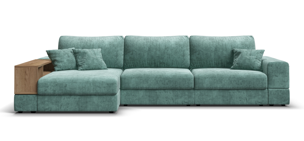 Босс Модуль оттоманка левая Шенилл Глосс минт