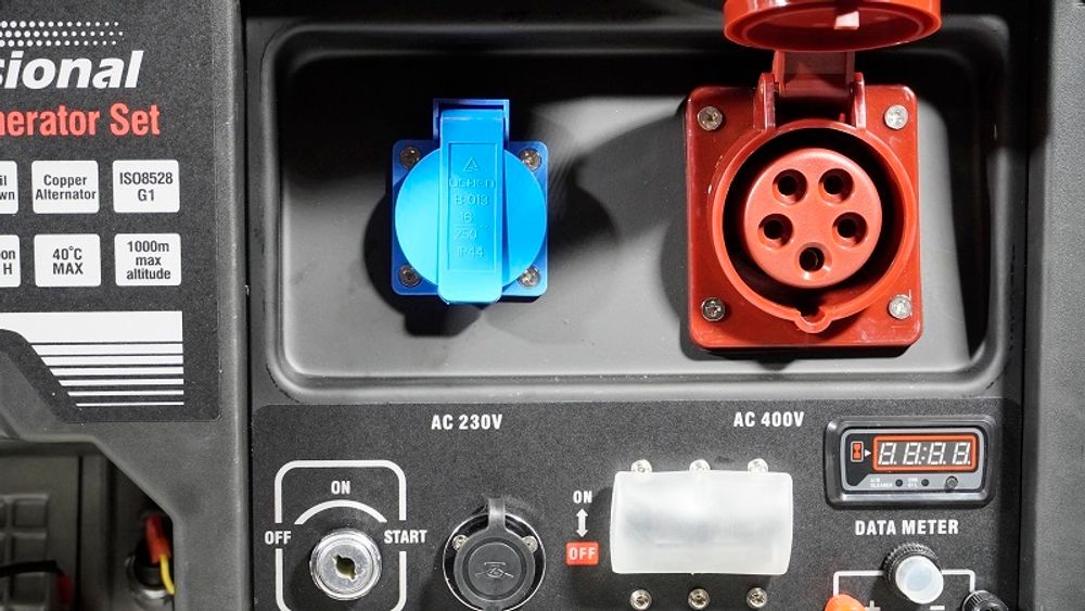 Генератор бензиновый Loncin LC10000D-AS - [8,5 кВт / 380V] трехфазный