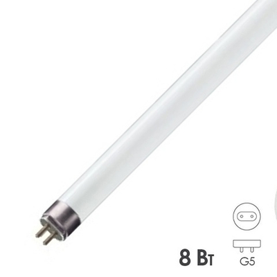 Лампа в ловушки для насекомых Sylvania F8W T5 BL368 G5 L288mm сушка гель-лака-полимер 0000089