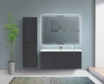 Шкаф Cezares Duet 40 DUET-1500-2A-SC-GR-P графитовый