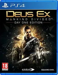 PS4 Deus EX: Mankind Divided Day One Edition (Новый, Полностью на русском языке, CUSA-01836)
