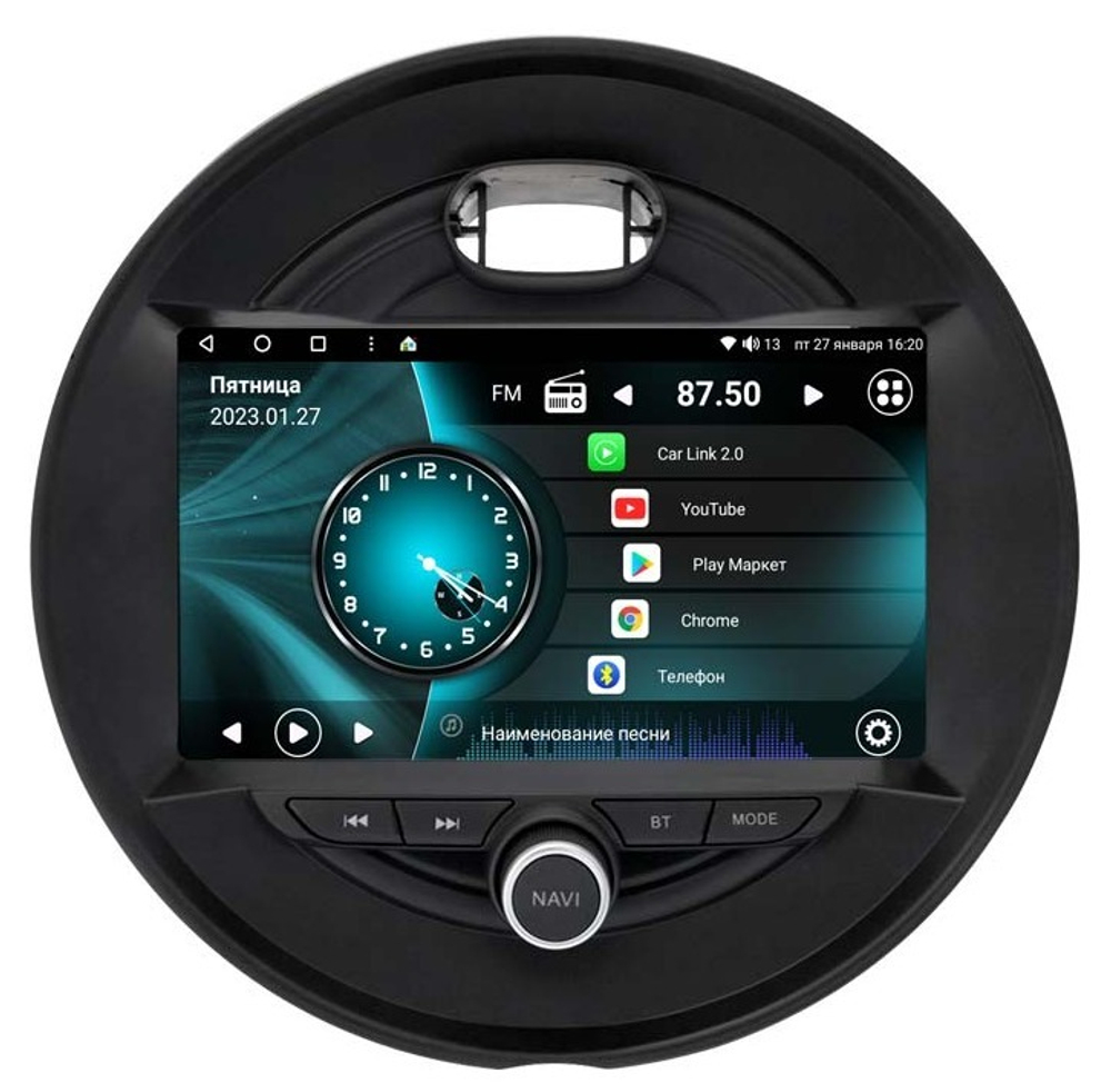 Магнитола для Mini Cooper 2015 - 2018 - Vaycar VA07-1709 на Android 13, 8-ядер, 2Гб-32Гб, 4G SIM-слот