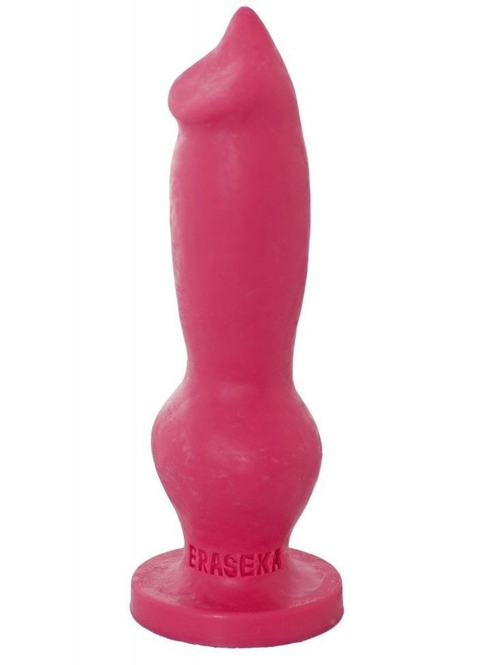 Розовый фаллос собаки Стаффорд - 20 см. (Цвет: розовый)