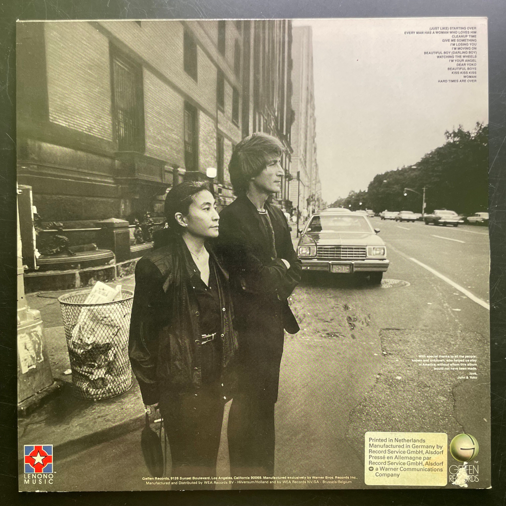 John Lennon & Yoko Ono - Double Fantasy (Скандинавия 1980г.)