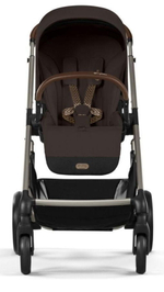 Коляска Cybex Balios S Lux TPE complete Cloud T Mirage Grey Plus 3 в 1 Chocolate Brown с дождевиками
