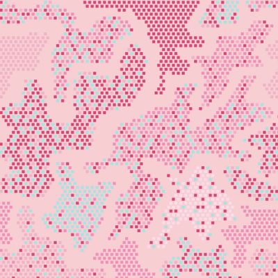 Абстрактные розово голубые кубики