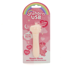 Вибропуля Unihorn USB Heart Throb