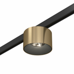 ST669.336.05 Магнитный трековый светильник Латунь LED 1*5W 3000K 350Lm Ra&gt;90 36° IP20 D60xH38 24V