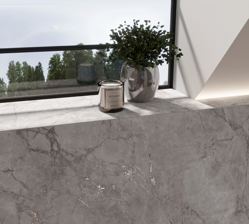 Керамогранит, Arcadia Ceramica, ARCTIC GREY, 1200x600 мм, карвинг