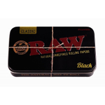 Коробка "RAW" Black Metal Tin Box 11.5x6.5x2.5 см