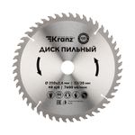 Диск пильный 250 мм х 48 зуб х 32/30 мм KRANZ