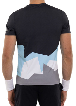Теннисная футболка Hydrogen Mountains Tech T-Shirt - blue navy/white/grey/light blue