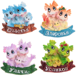 Магнит «Волшебные пожелания» 6,5*6,5 см, микс