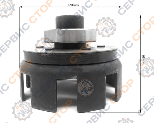 Корзина сцепления в сборе 178F/186F