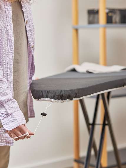 Доска гладильная напольная smart iron, 122х43 см, графит