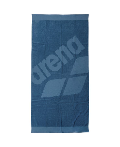 006353 200 Arena 23 полотенце BEACH TOWEL LOGO Gray Blue