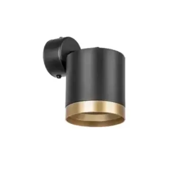 Накладной точечный светильник 1*GХ53 RBX348790 чёрный/золото Rullo Lightstar