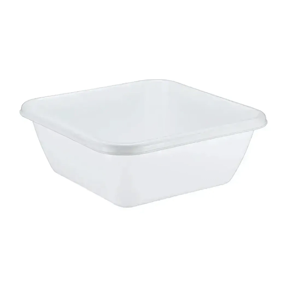 Таз квадратный 17л Белый