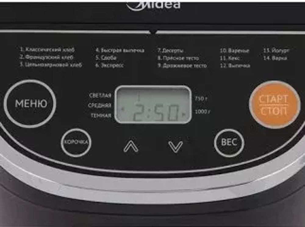 Хлебопечка Midea BM-220Q3-BL