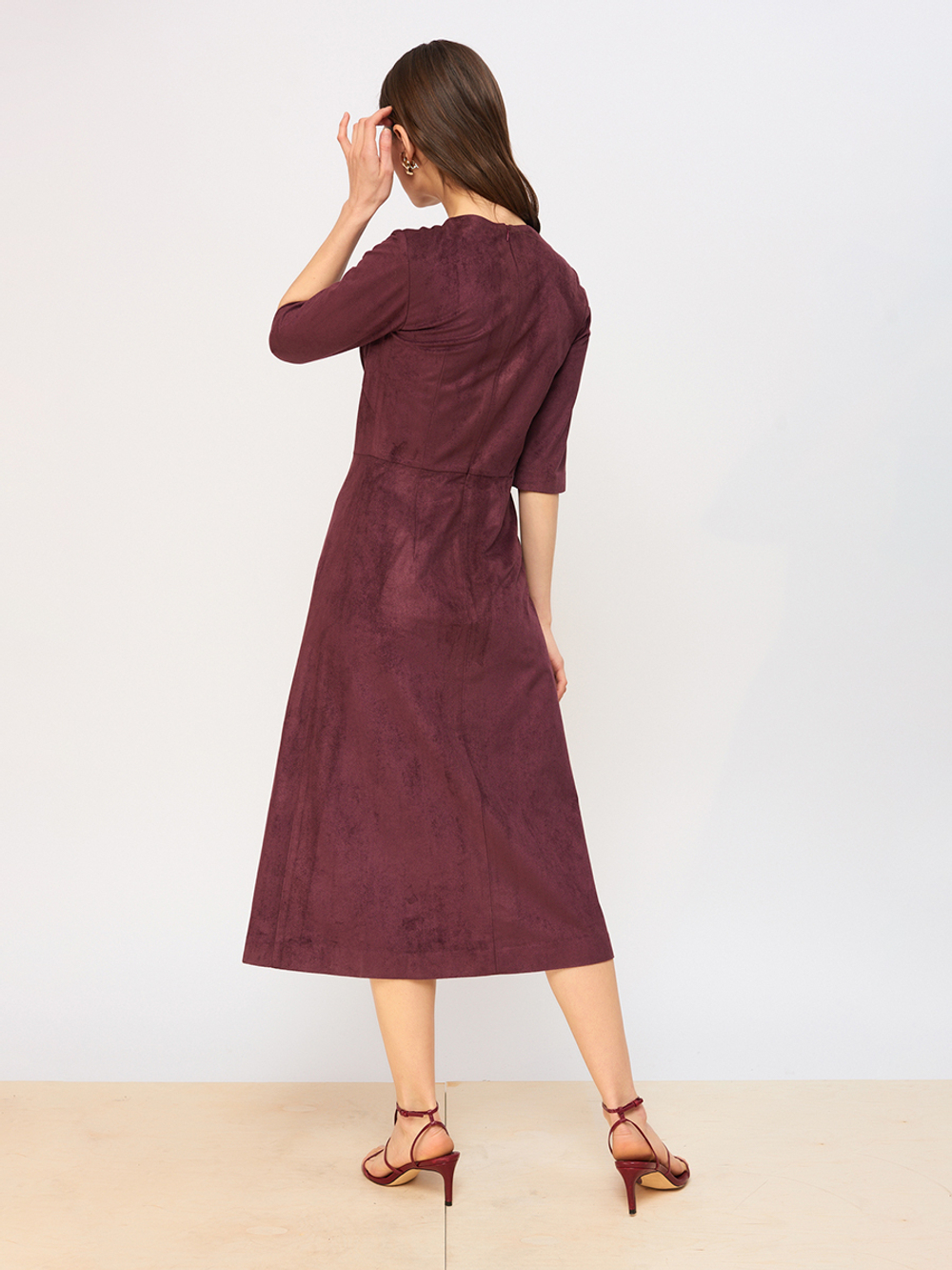 Платье Classic Velours Bordo