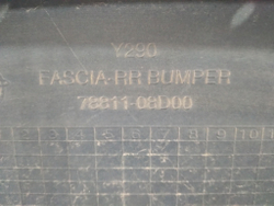 Бампер задний SsangYong Rexton  Б/У Оригинал 7881108D00