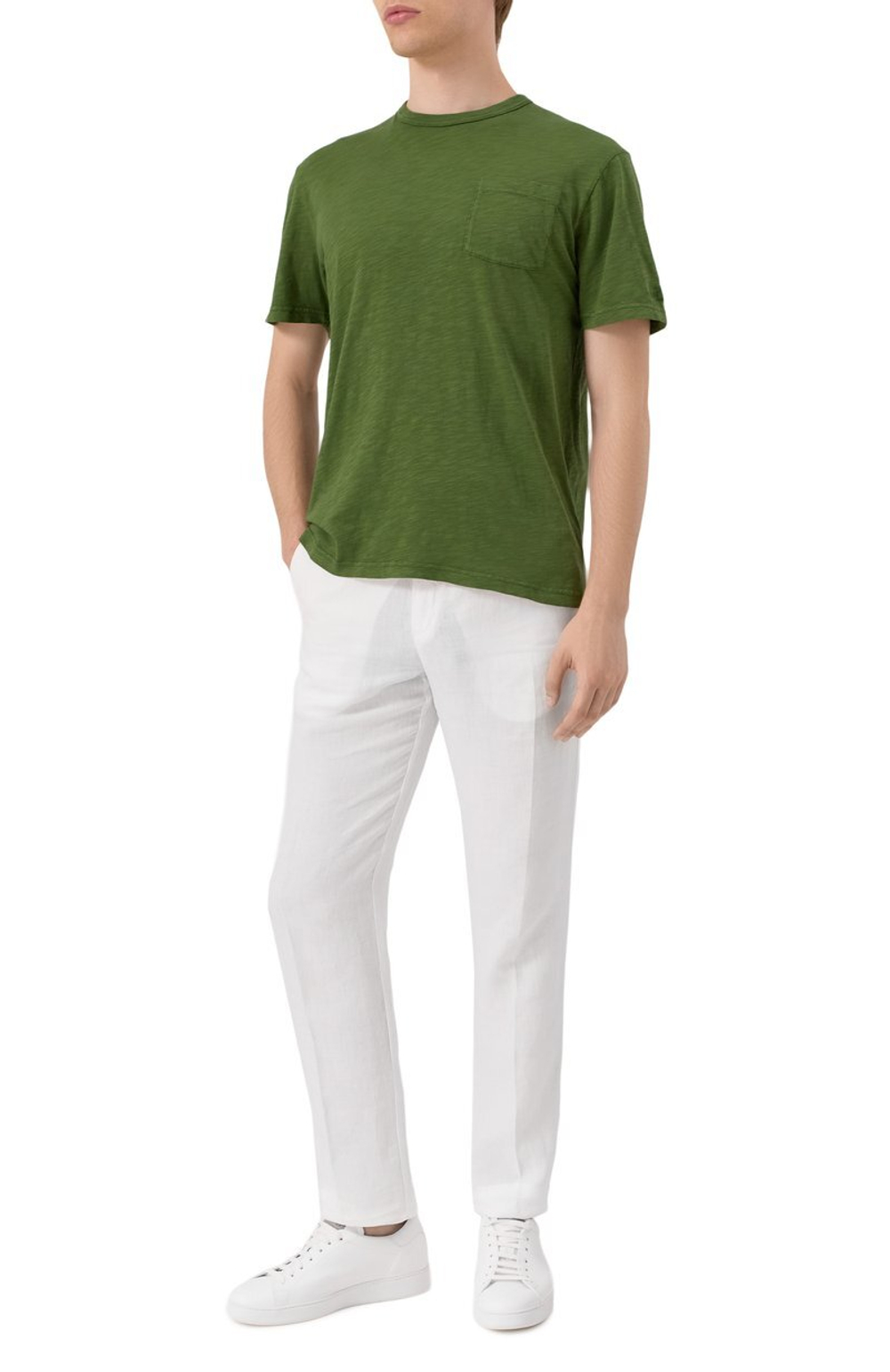 Футболка Saint Barth PRESIDENT 01 милитари база карман