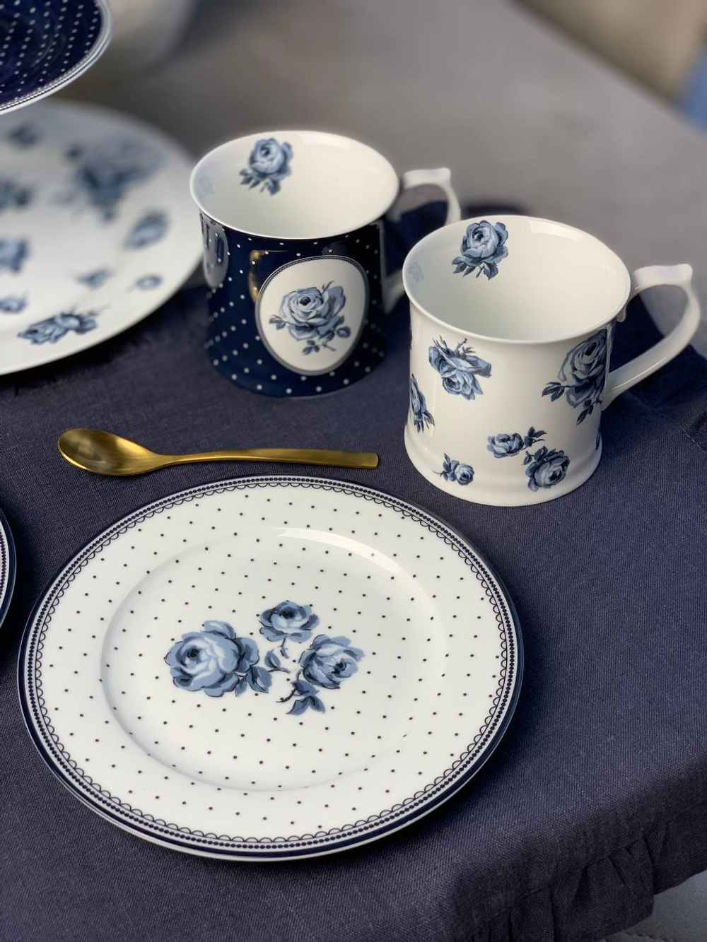 Тарелка 19 см / VINTAGE INDIGO /