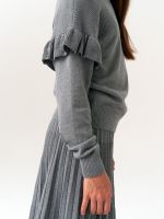 Джемпер для девочки AT244 серый