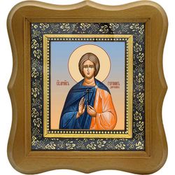 Герман Диррахийский мученик. Икона на холсте.