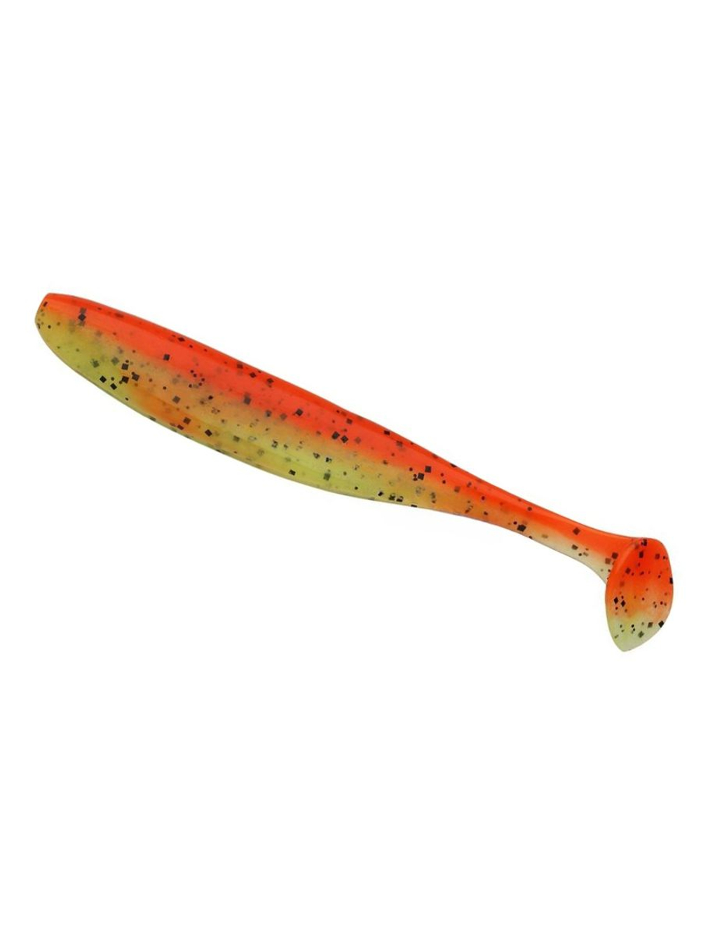 Приманка силиконовая Keitech Easy Shiner 4" PAL #01 Chartreuse Red Flake, 3 упаковки по 7 штук