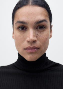 Джемпер из смесовой шерсти с воротником с отворотом