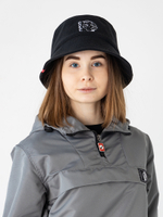 Панама флисовая с портретом Город Горький черная