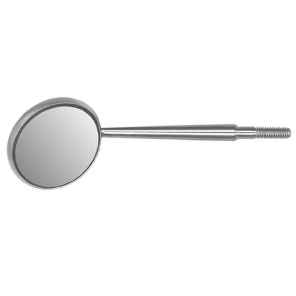 Зеркало стоматологическое №4 22 мм родиевое одностороннее, 1шт