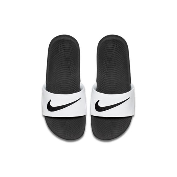 Nike Kawa Slide 'White Black'