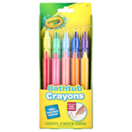 Crayola, Crayola, карандаши для ванной, для детей в возрасте от 3-х лет, 9 карандашей, + 1 бонусный карандаш
