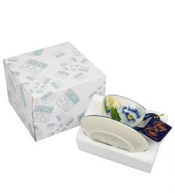 BS-243 Чайная пара «Голубые маки»