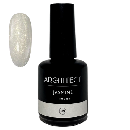 Камуфлирующая крепкая каучуковая база HARD Nail ARCHITECT 15 JASMINE Shine Base 15 ml