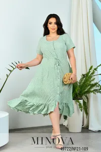 Платье 21-109-оливка Minova