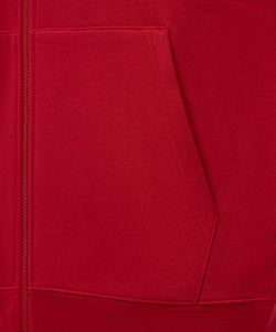 Худи JÖGEL ESSENTIAL Fleece Zip Hoodie, темно-красный