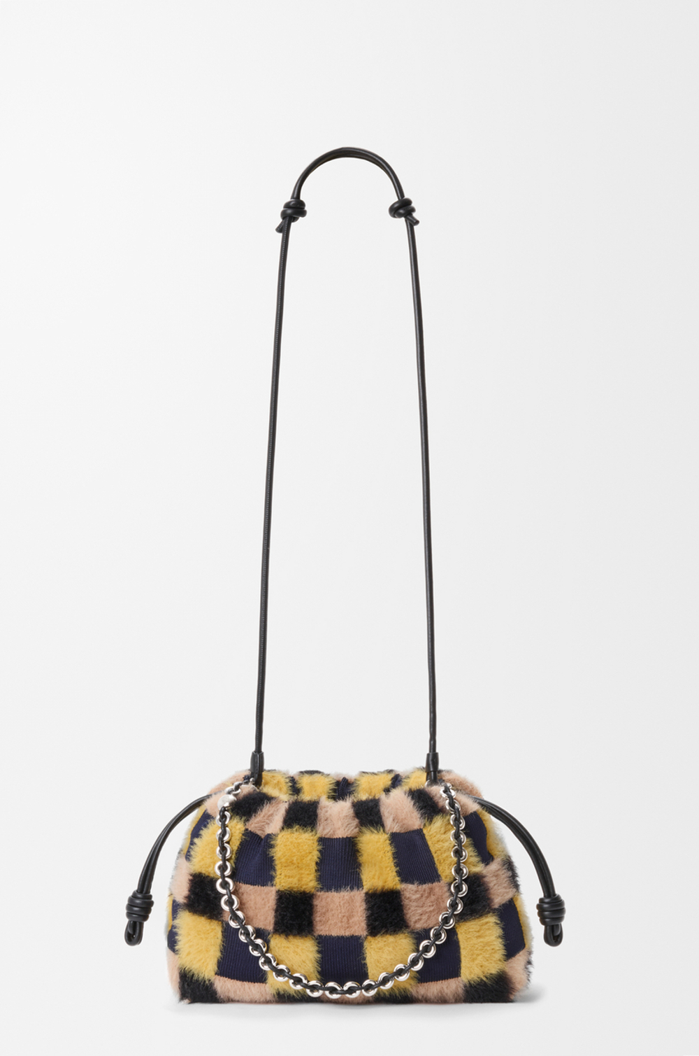 Loewe Средняя сумка Flamenco из жаккардовой вязки, разноцветный